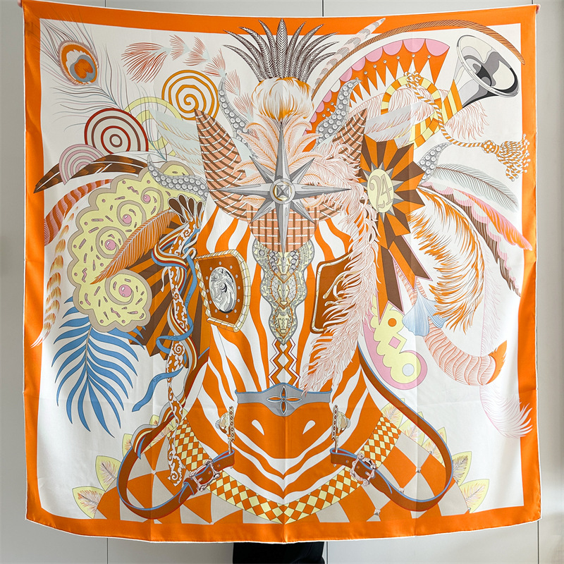 Designer Silk Scarf Women Spri - огляд і ціна Travel Accessories Aesthetic