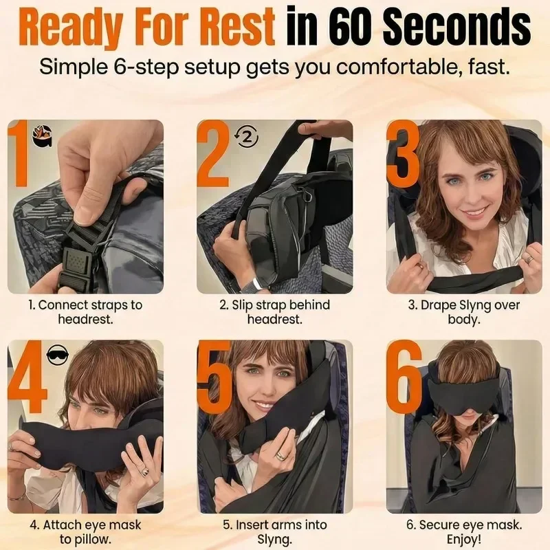 NWE3-in-1 AirplaneSleep Suppor - огляд і ціна Travel Accessories Long Flight