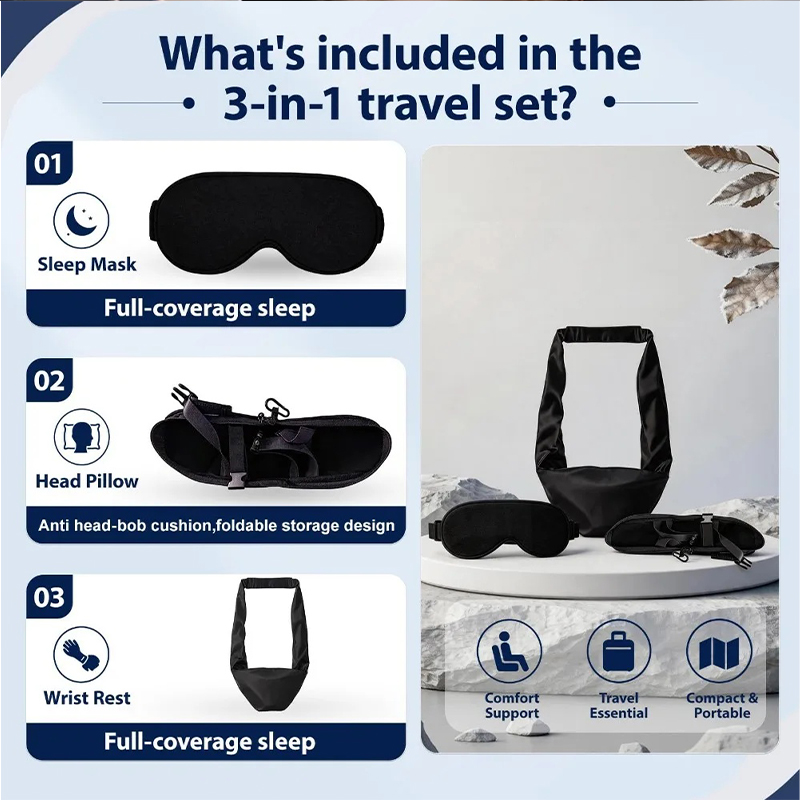3-in-1 Airplane Sleep Support  - огляд і ціна Travel Accessories Long Flight