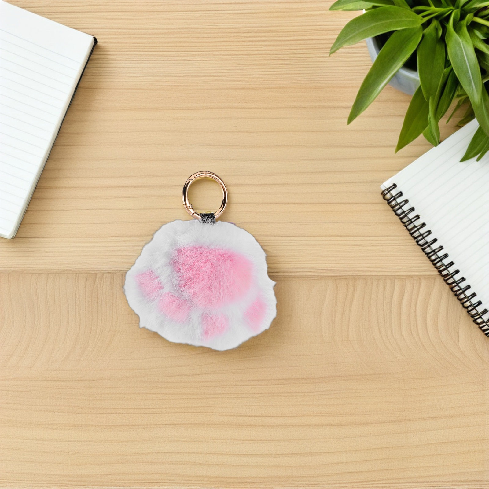 Cute Cat Paw Keychain Charm Pl - огляд і ціна Travel Accessories Ideas