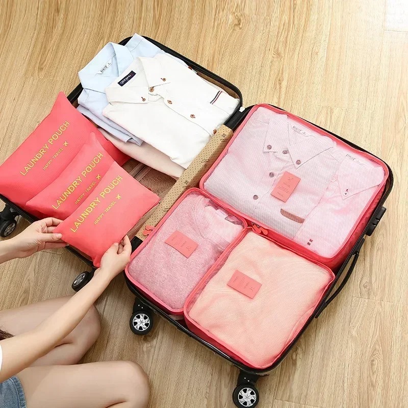 6pcs Set Travel Storage Bags S - огляд і ціна Luggage Cover Protector