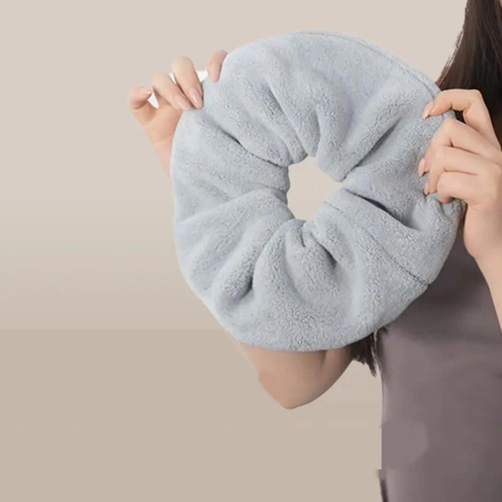 1PC Absorbent Hair Towel Scrun - огляд і ціна Travel Accessories Aesthetic