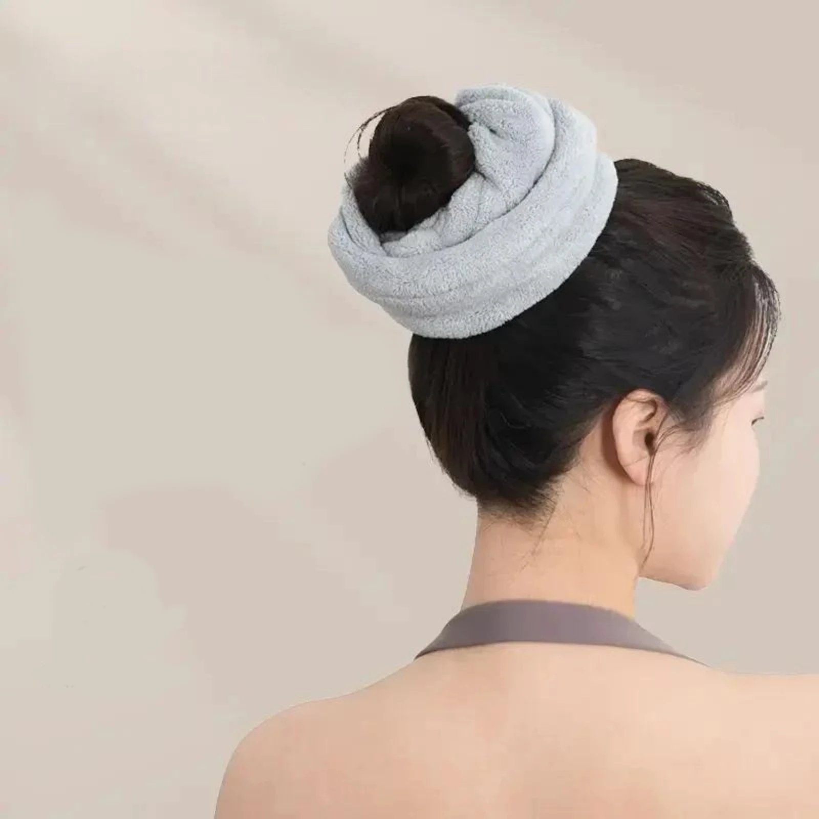 1PC Absorbent Hair Towel Scrun - огляд і ціна Travel Accessories Aesthetic