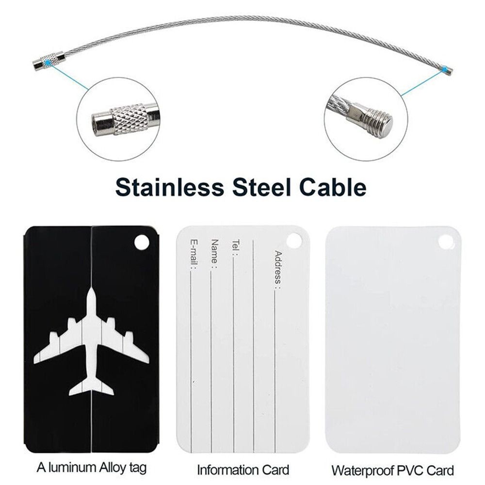 Aluminium Travel Luggage Tags  - огляд і ціна Travel Accessories India
