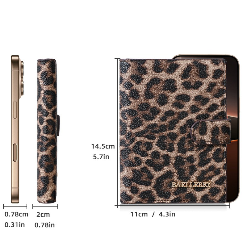 1Pc-Baellerry Women's Leopard  - огляд і ціна Travel Accessories Wallet