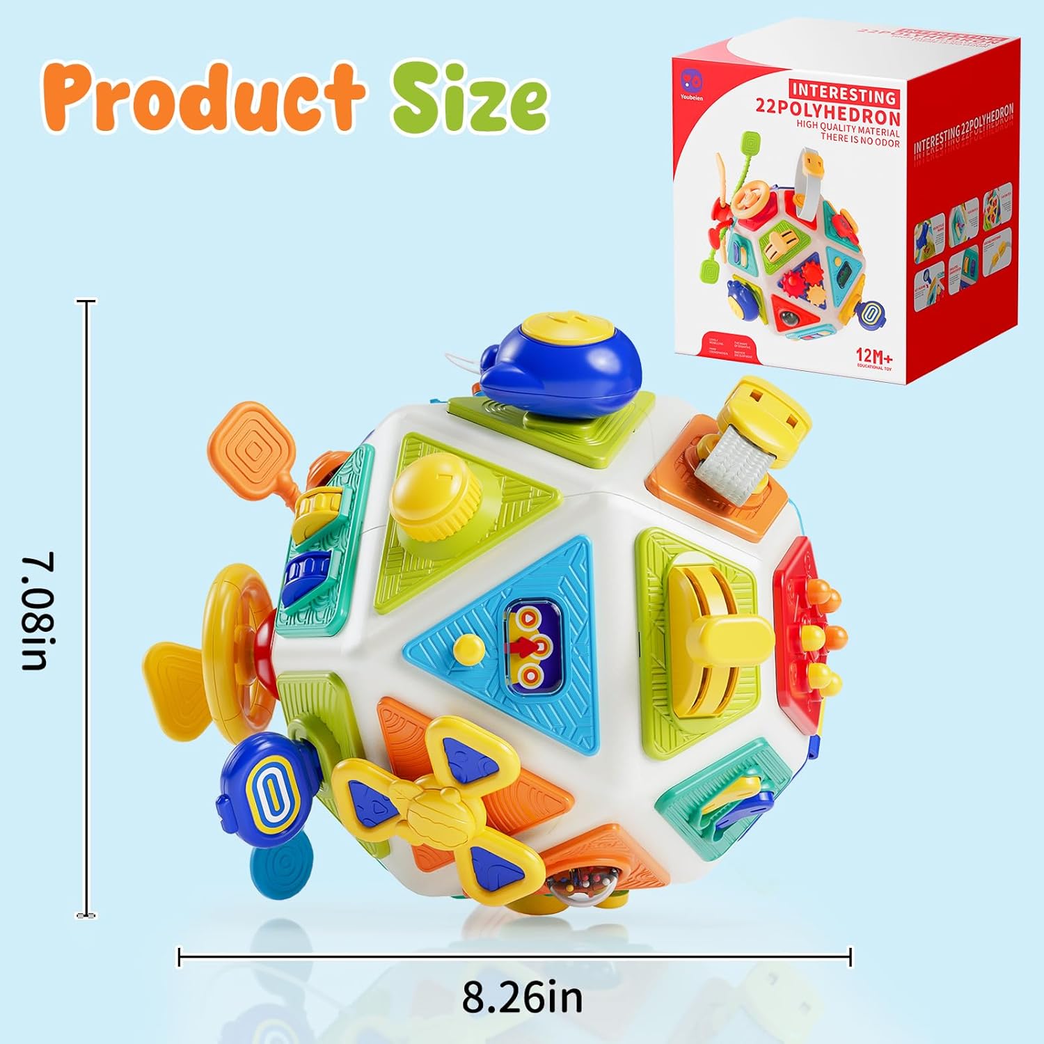 22-in-1 Baby Busy Board Activi - огляд і ціна Travel Accessories Baby